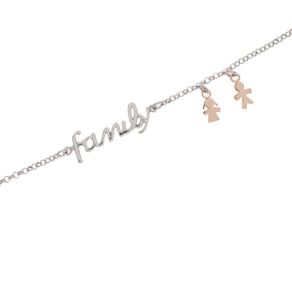 AMEN silver family bracelet with rosee charms - Picture 2 of 5